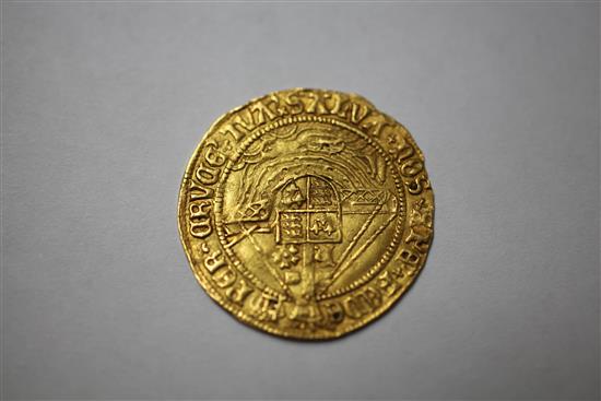 A Henry VIII gold Angel, 1509-26,